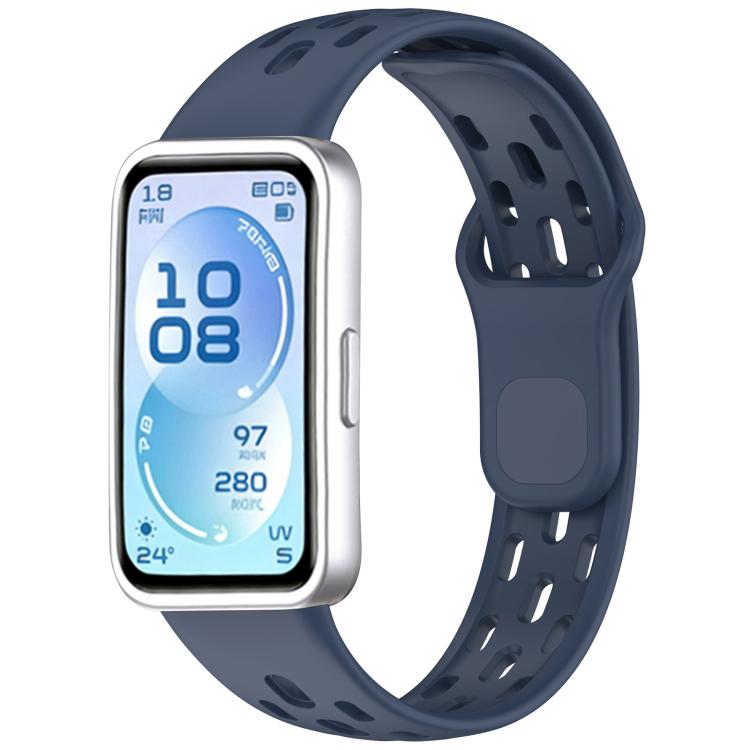 xDfind Honeycomb Breathable Silicone Watch Band, For Huawei Band 11 Pro / 11 Pro NFC / 11