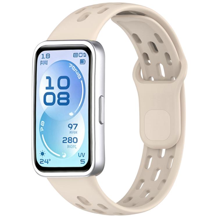 xDfind Honeycomb Breathable Silicone Watch Band, For Huawei Band 11 Pro / 11 Pro NFC / 11