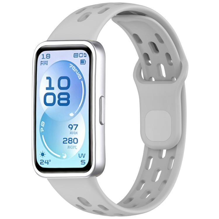xDfind Honeycomb Breathable Silicone Watch Band, For Huawei Band 11 Pro / 11 Pro NFC / 11