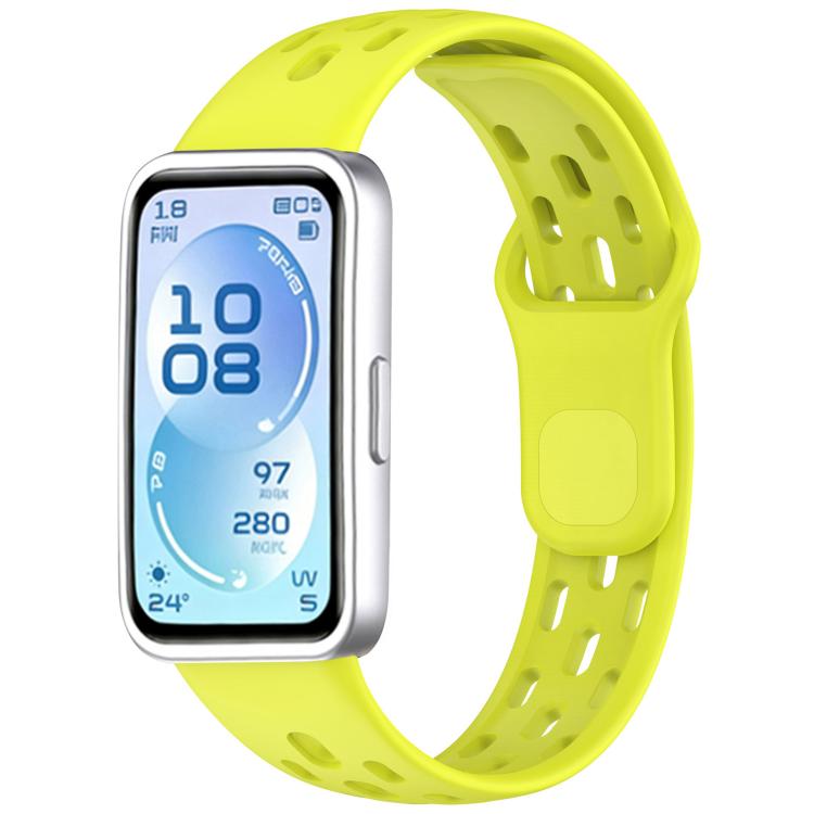 xDfind Honeycomb Breathable Silicone Watch Band, For Huawei Band 11 Pro / 11 Pro NFC / 11