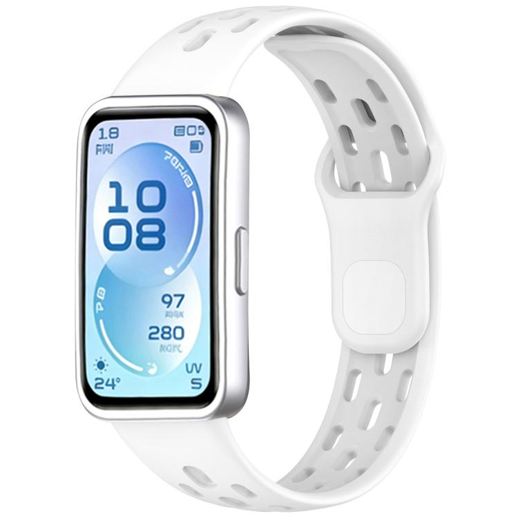 xDfind Honeycomb Breathable Silicone Watch Band, For Huawei Band 11 Pro / 11 Pro NFC / 11