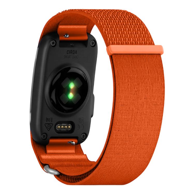 For Garmin CIRQA Smart Band xDfind Woven Nylon Hook and Loop Fastener Watch Band, S-M Wrist Circumference 120-200mm