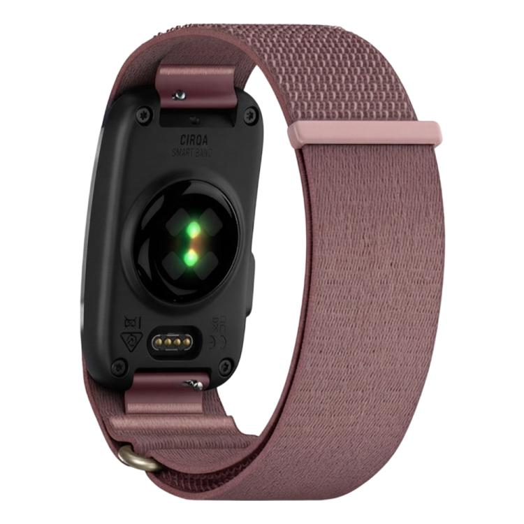 For Garmin CIRQA Smart Band xDfind Woven Nylon Hook and Loop Fastener Watch Band, S-M Wrist Circumference 120-200mm
