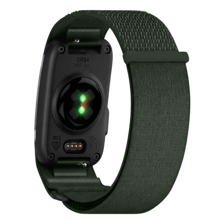 For Garmin CIRQA Smart Band xDfind Woven Nylon Hook and Loop Fastener Watch Band, L-XL Wrist Circumference 145-240mm