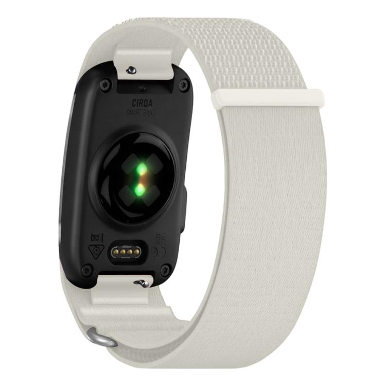 For Garmin CIRQA Smart Band xDfind Woven Nylon Hook and Loop Fastener Watch Band, L-XL Wrist Circumference 145-240mm