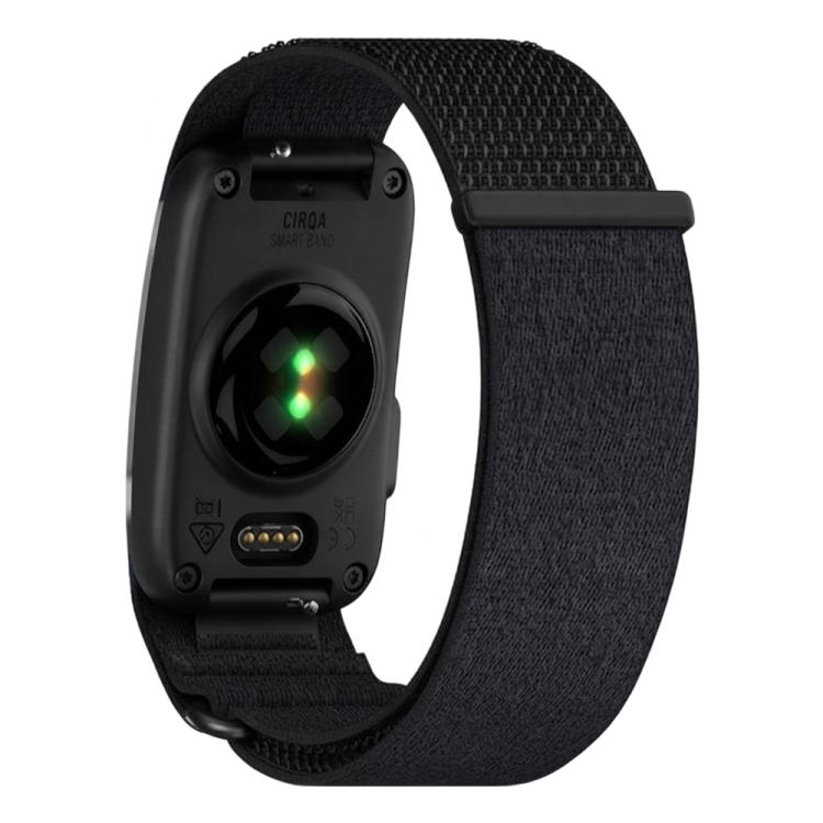 For Garmin CIRQA Smart Band xDfind Woven Nylon Hook and Loop Fastener Watch Band, L-XL Wrist Circumference 145-240mm