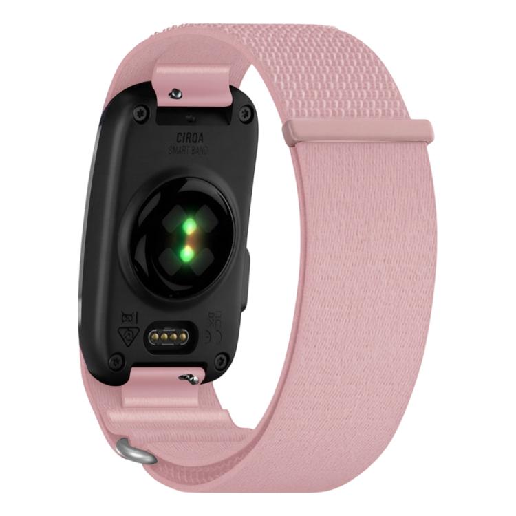 For Garmin CIRQA Smart Band xDfind Woven Nylon Hook and Loop Fastener Watch Band, L-XL Wrist Circumference 145-240mm