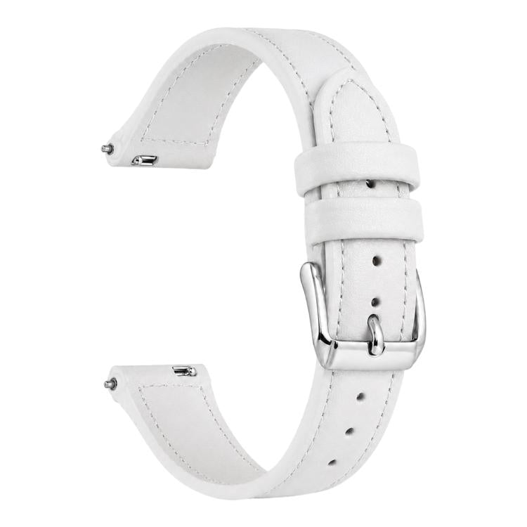 xDfind Universal Straight Lug Ends Slim Waist Vegan Leather Watch Band, 22mm