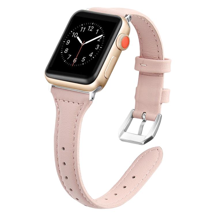 xDfind Slim Waist Vegan Leather Watch Band, For Apple Watch 46mm / 49mm / 45mm / 44mm