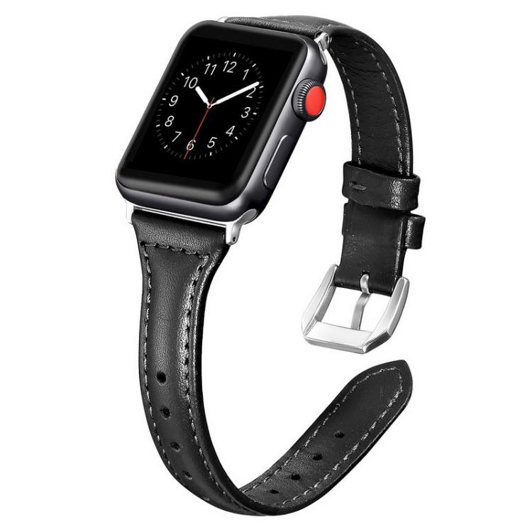 xDfind Slim Waist Vegan Leather Watch Band, For Apple Watch 46mm / 49mm / 45mm / 44mm