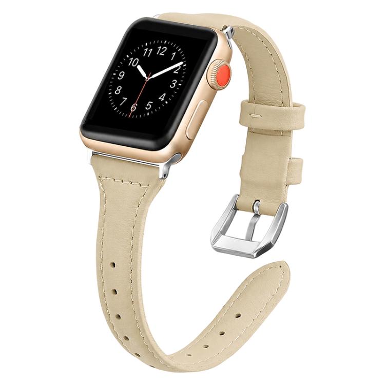 xDfind Slim Waist Vegan Leather Watch Band, For Apple Watch 46mm / 49mm / 45mm / 44mm