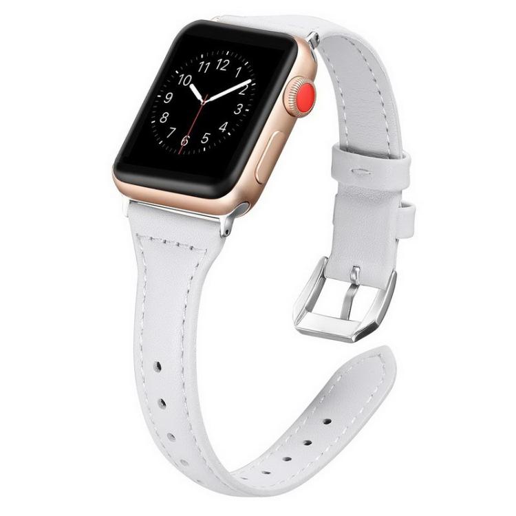 xDfind Slim Waist Vegan Leather Watch Band, For Apple Watch 42mm / 41mm / 40mm / 38mm