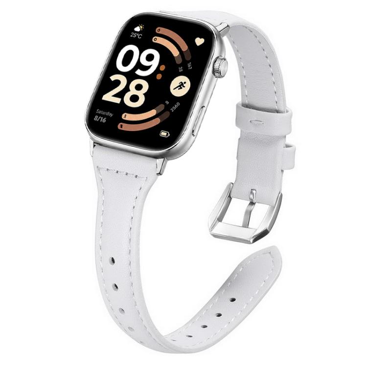 xDfind Slim Waist Vegan Leather Watch Band, For Xiaomi Band 10 Pro / Redmi Watch 6 / 5