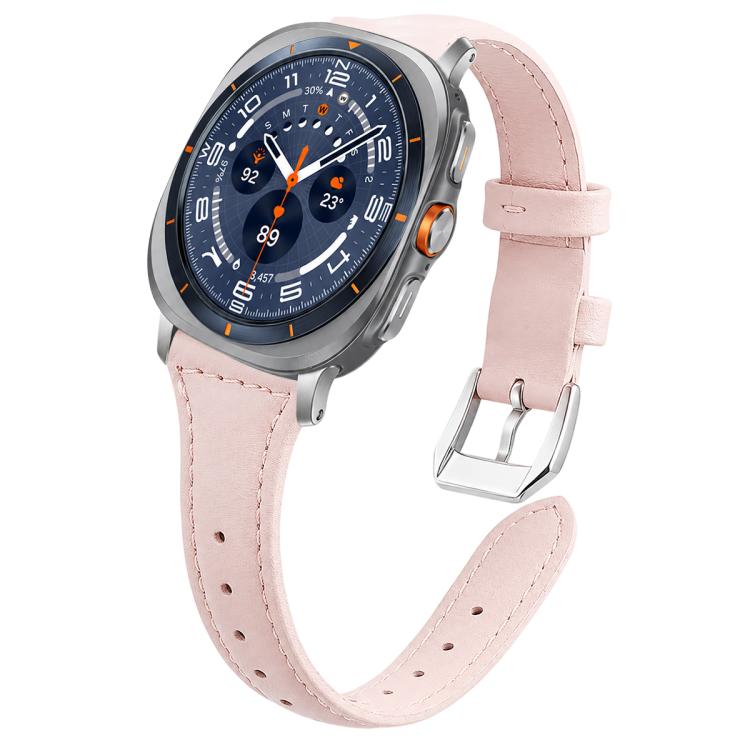 xDfind Slim Waist Vegan Leather Watch Band, For Galaxy Watch Ultra2 2026 / 2025 / 1 2024