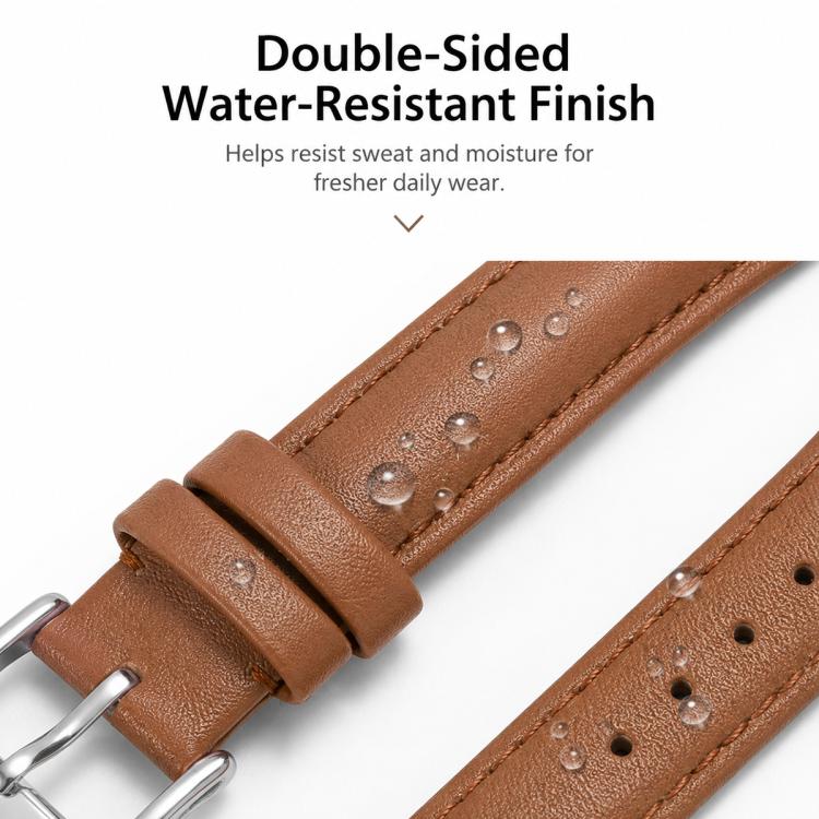 xDfind Slim Waist Vegan Leather Watch Band, For Galaxy Watch9 / 8 / 8 Classic