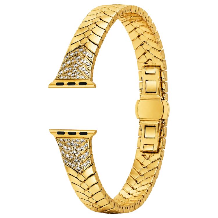xDfind Double Folding Butterfly Clasp Metal Watch Band, For Apple Watch 46mm / 49mm / 45mm / 44mm, For Apple Watch 42mm / 41mm / 40mm / 38mm