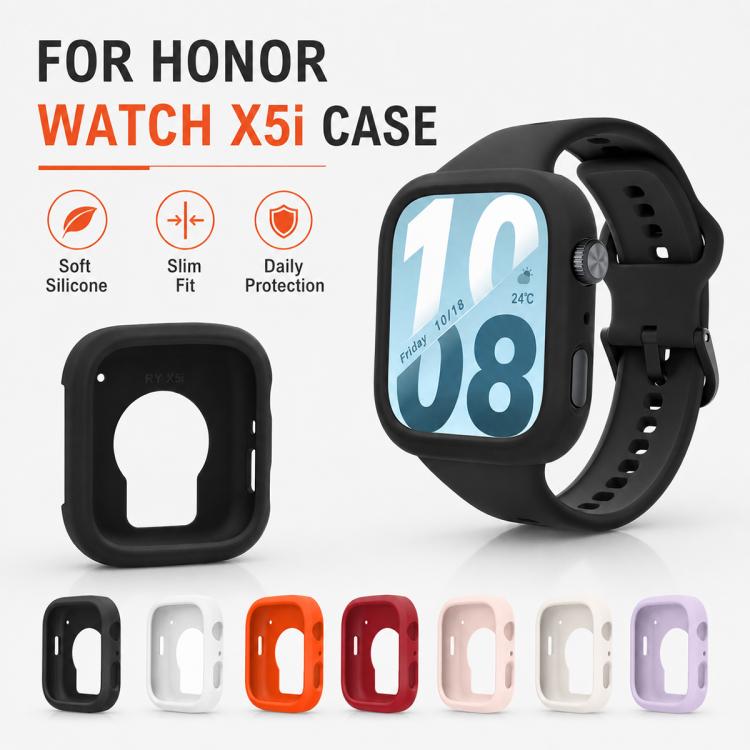 xDfind Solid Color Silicone Watch Case, For Honor Watch X5i