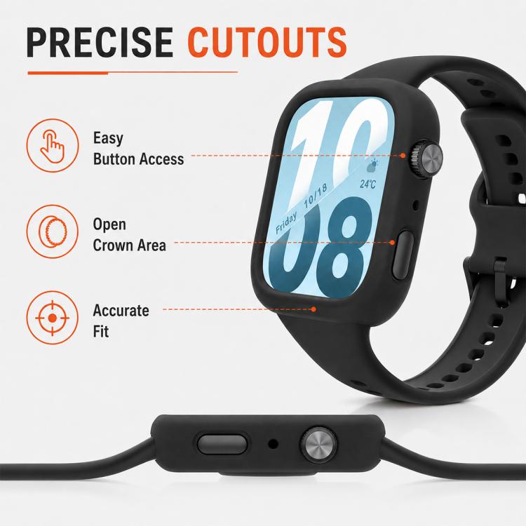 xDfind Solid Color Silicone Watch Case, For Honor Watch X5i