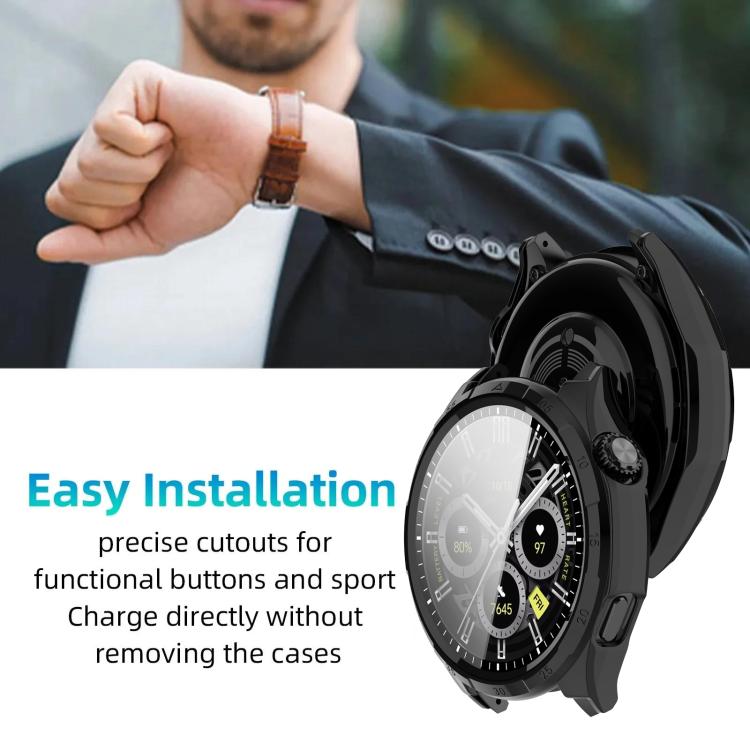 xDfind Tempered Film Integrated PC Watch Protective Case with Scale, For Honor Watch 6 Plus / Watch 6