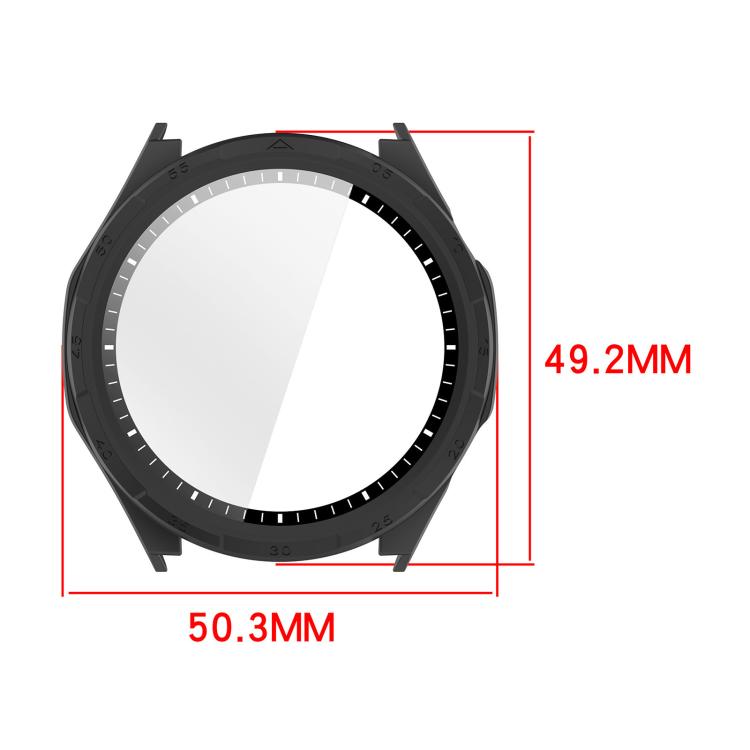 xDfind Tempered Film Integrated PC Watch Protective Case with Scale, For Honor Watch 6 Plus / Watch 6