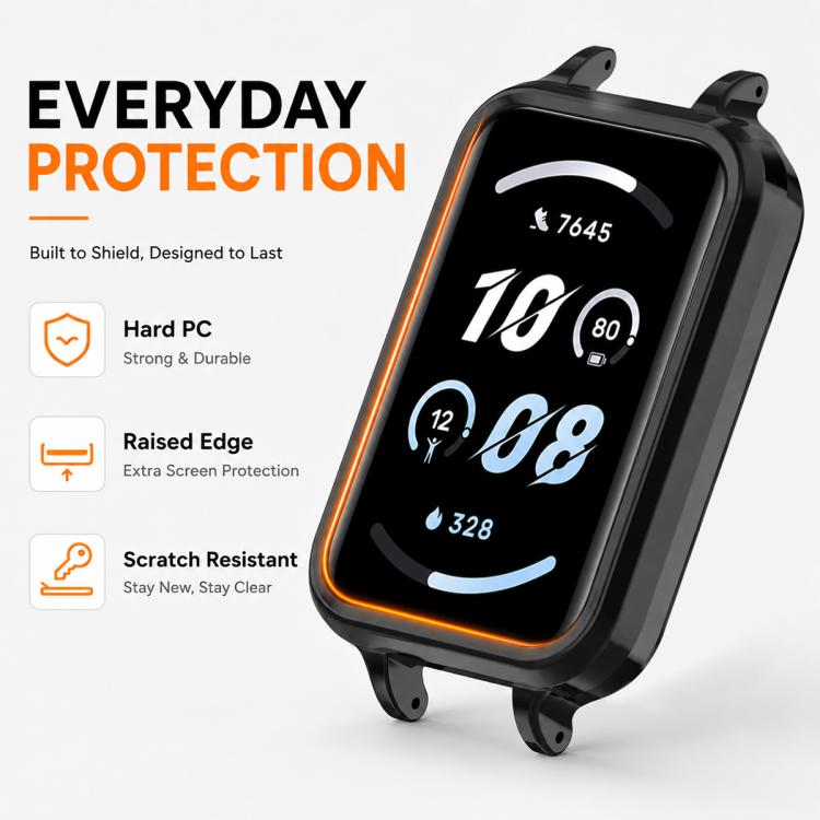 xDfind Spring Bars Frame Bumper PC Watch Case, For Honor Band 11 / Band 10