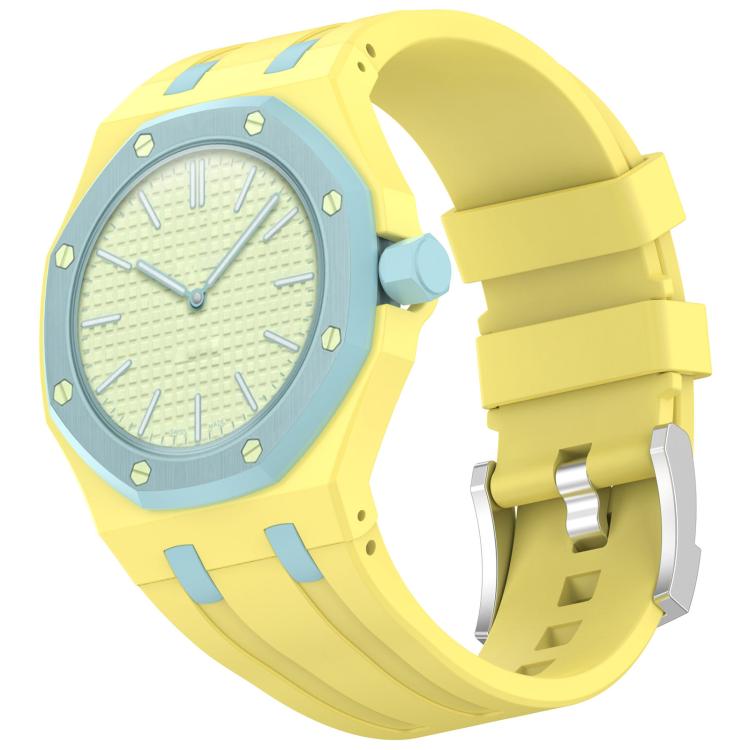 xDfind 3 Oclock Crown Integrated Silicone Pocket Watch Band, 3 Oclock Crown
