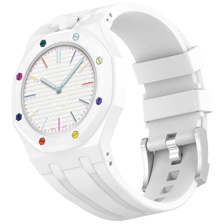 xDfind 12 Oclock Crown Integrated Silicone Pocket Watch Band, 12 Oclock Crown