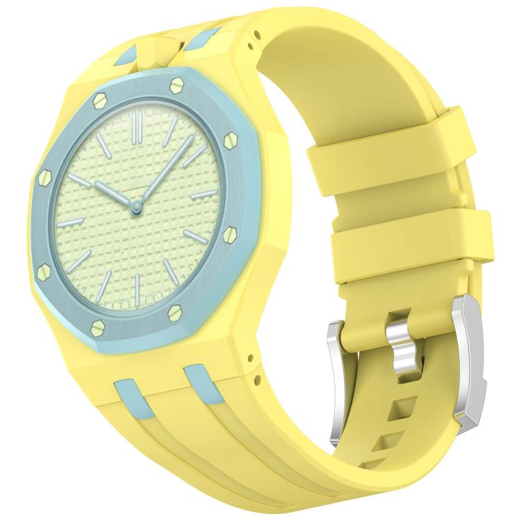 xDfind 12 Oclock Crown Integrated Silicone Pocket Watch Band, 12 Oclock Crown