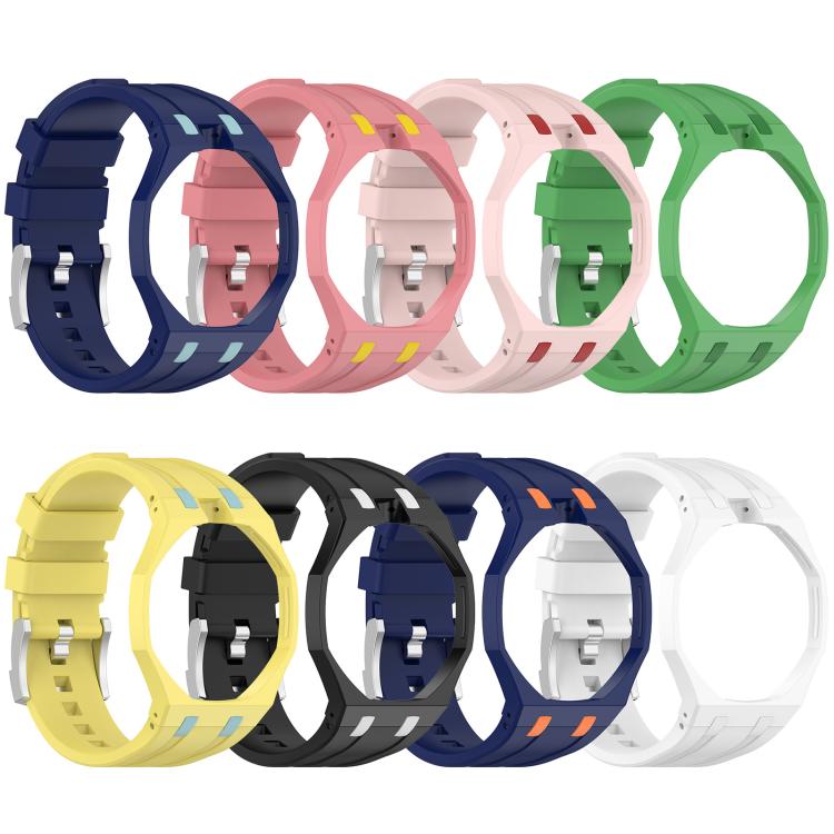 xDfind 12 Oclock Crown Integrated Silicone Pocket Watch Band, 12 Oclock Crown
