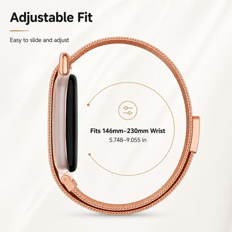 xDfind Milanese Stainless Steel Watch Band, For Google Fitbit Air
