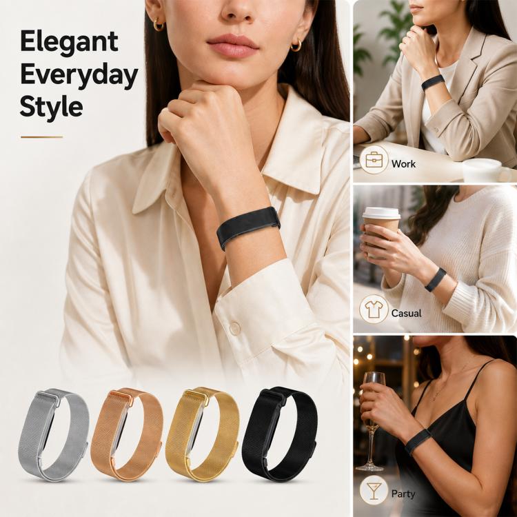 xDfind Milanese Stainless Steel Watch Band, For Google Fitbit Air