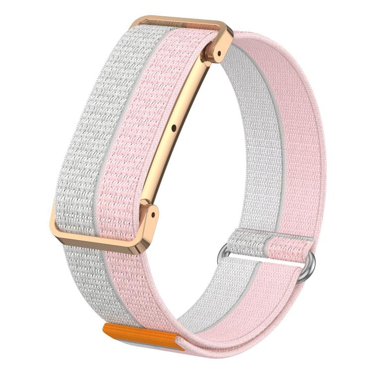 xDfind Metal Case Integrated Feather Yarn Breathable Nylon Watch Band, For Google Fitbit Air