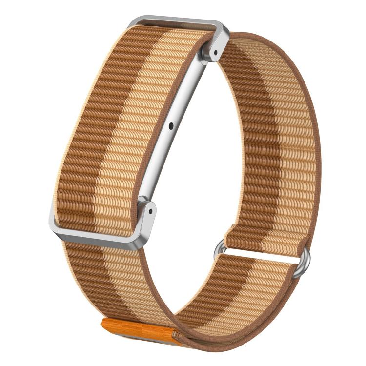 xDfind Metal Case Integrated Feather Yarn Breathable Nylon Watch Band, For Google Fitbit Air