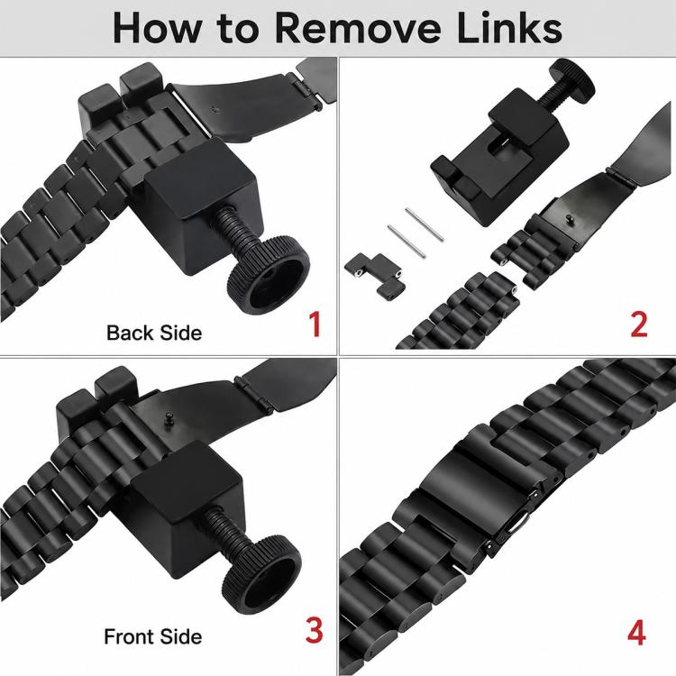 xDfind Three Beads Stainless Steel Watch Band, For Garmin Venu X1