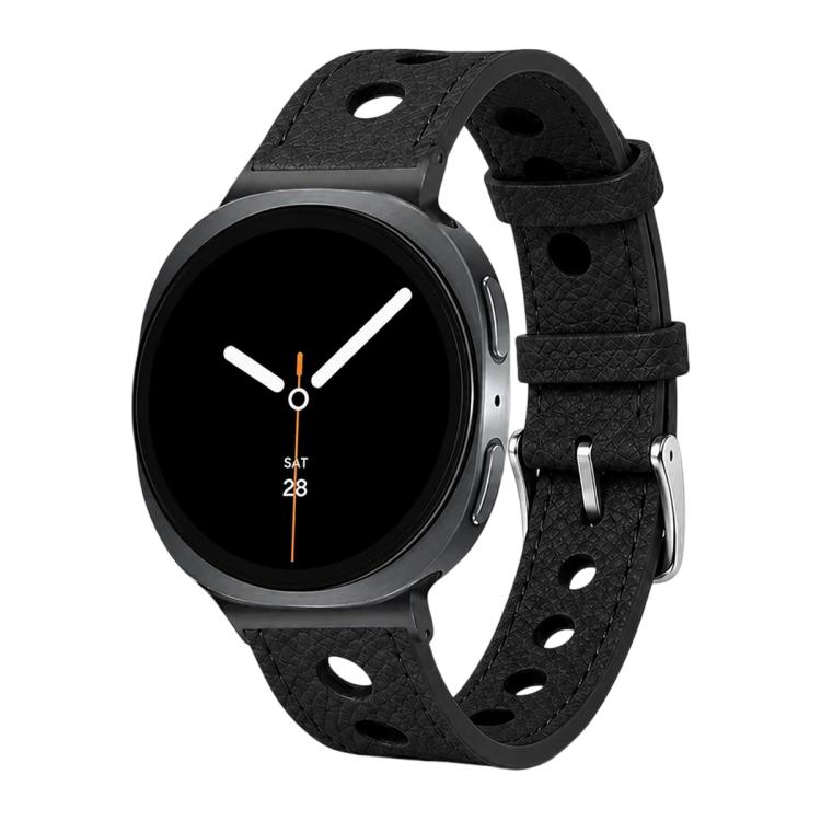 xDfind Hole Palm Texture Vegan Leather Watch Band, For Galaxy Watch9 / 8 / 8 Classic