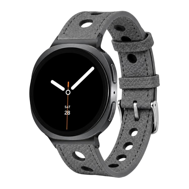 xDfind Hole Palm Texture Vegan Leather Watch Band, For Galaxy Watch9 / 8 / 8 Classic