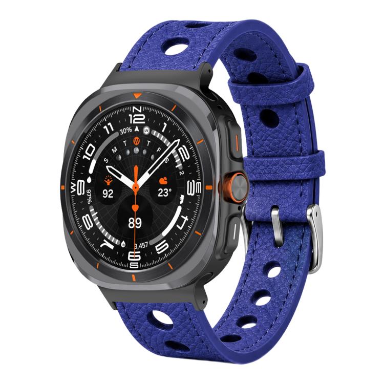 xDfind Hole Palm Texture Vegan Leather Watch Band, For Galaxy Watch Ultra2 2026 / 2025 / 1 2024