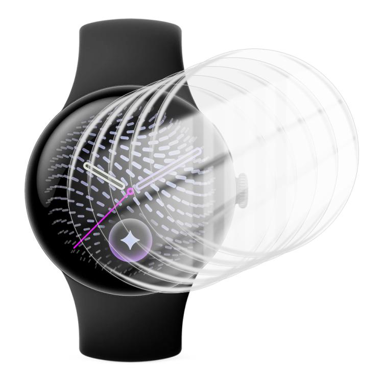 5 PCS/Pack xDfind Soft Hydrogel Film Full Cover Front Protector, For Google Pixel Watch 5 41mm, For Google Pixel Watch 5 45mm