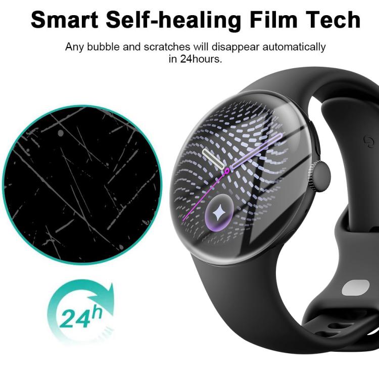 5 PCS/Pack xDfind Soft Hydrogel Film Full Cover Front Protector, For Google Pixel Watch 5 41mm, For Google Pixel Watch 5 45mm