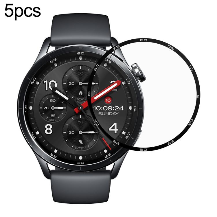 5 PCS/Pack xDfind Curved 3D Composite Material Soft Film Screen Protector, For Xiaomi Watch S5 46mm
