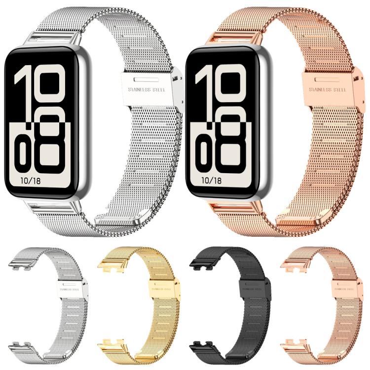 xDfind Buckle Metal Mesh Watch Band, For Honor Band 11 / Band 11 Pro