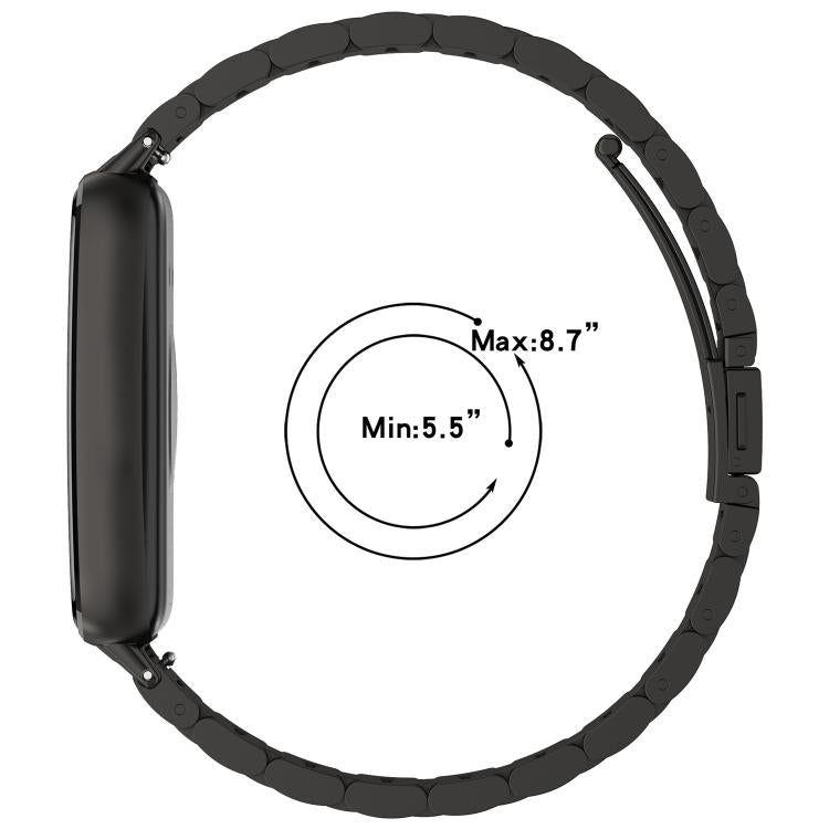 xDfind Three Beads Stainless Steel Watch Band, For Honor Band 11 / Band 11 Pro
