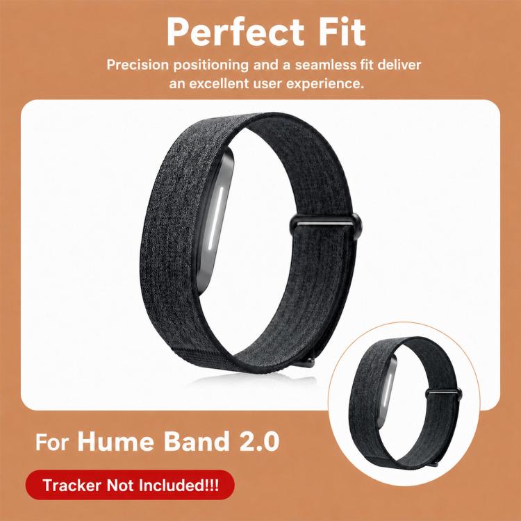 xDfind Woven Nylon Hook and Loop Fastener Watch Band, For Hume Band 2.0