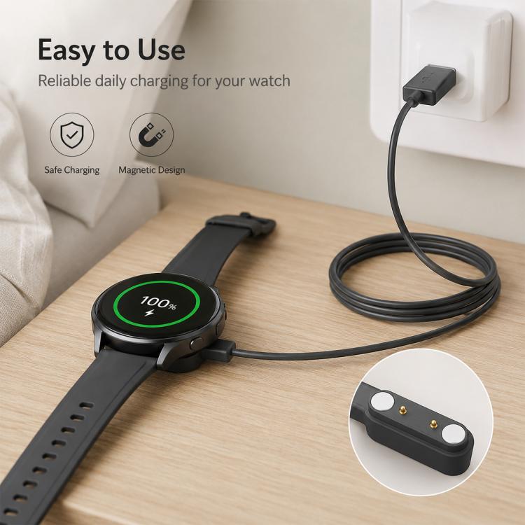 xDfind USB-A Interface Watch Magnetic Charging Cable, Length: 60cm, For Xiaomi Haylou Solar Plus RT3