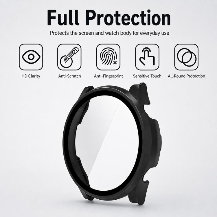 xDfind Tempered Film Integrated PC Watch Protective Case, For Xiaomi Haylou Solar Plus RT3