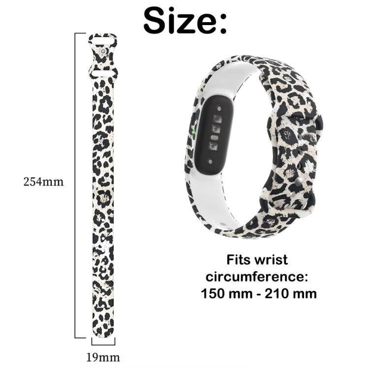 xDfind Butterfly Buckle Printed Silicone Watch Band, For Google Fitbit Air