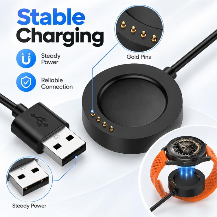 xDfind USB-A Port Smart Watch Magnetic Charging Cable, Length: 1m, For Xiaomi Watch S4 Sport