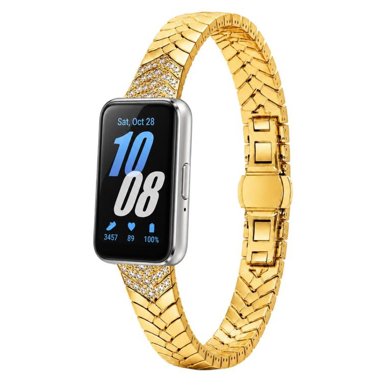 xDfind Double Folding Butterfly Clasp Metal Watch Band, For Galaxy Fit3 SM-R390