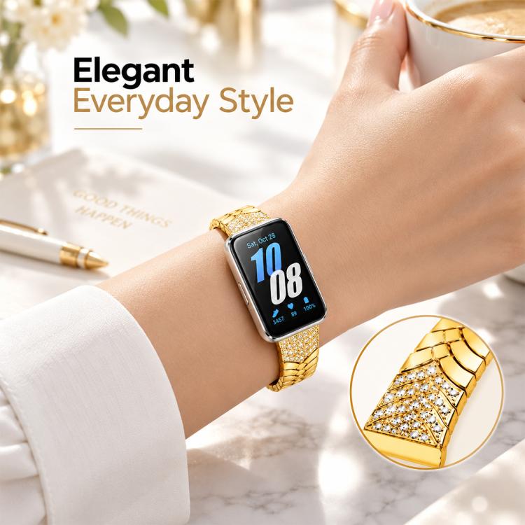 xDfind Double Folding Butterfly Clasp Metal Watch Band, For Galaxy Fit3 SM-R390