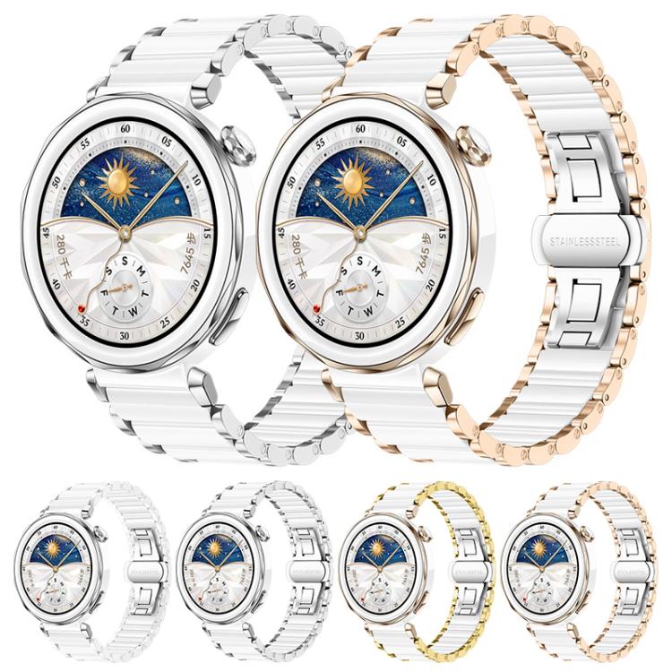 xDfind True Ceramic Stainless Steel Watch Band, For Huawei Watch GT 7 41mm / GT 6 41mm